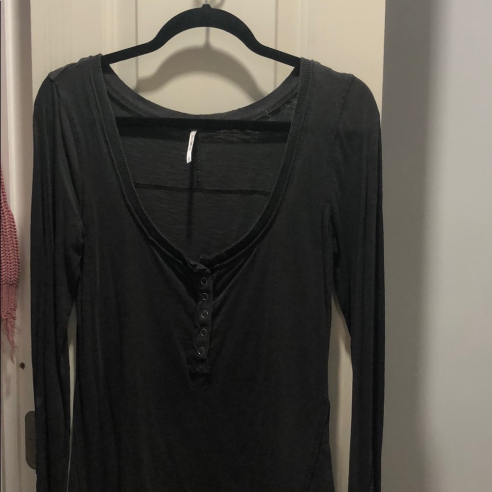 Free people long sleeve shirt